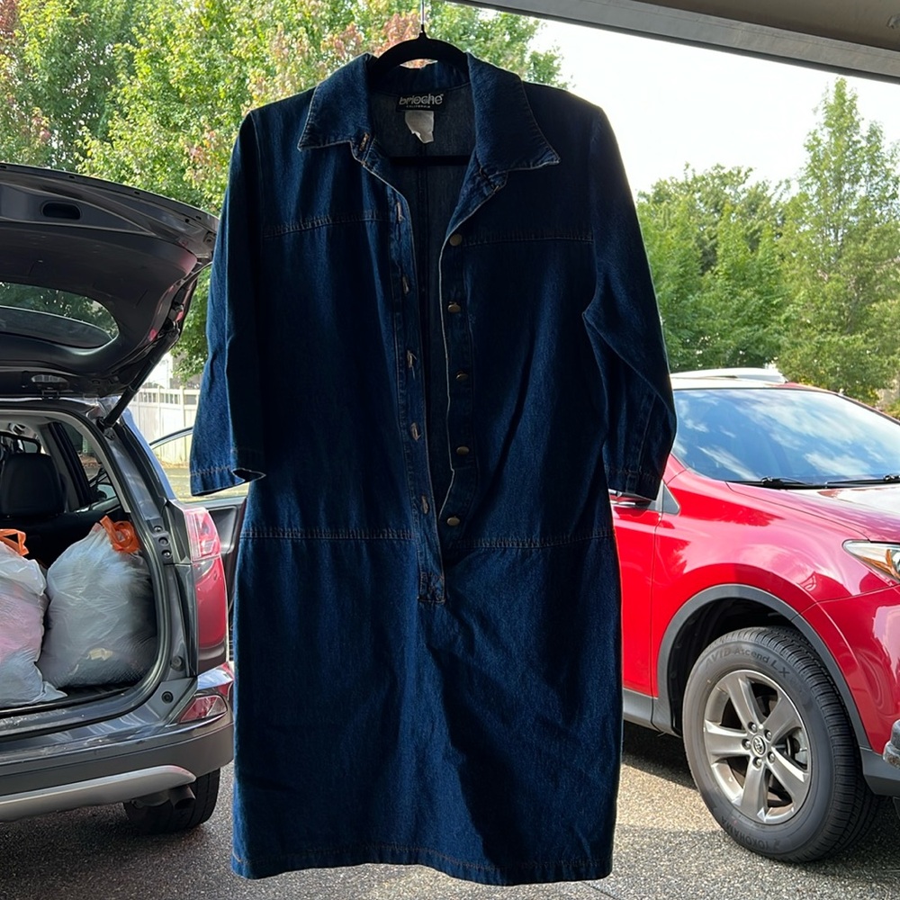Brioche denim dress size 10